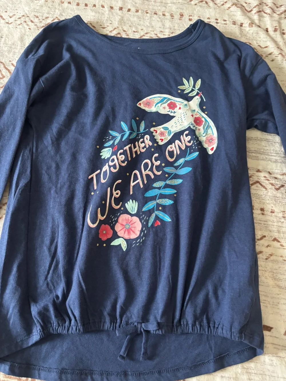 Bundle of 2 Girls’ NWT Long Sleeve Tshirts, size 8